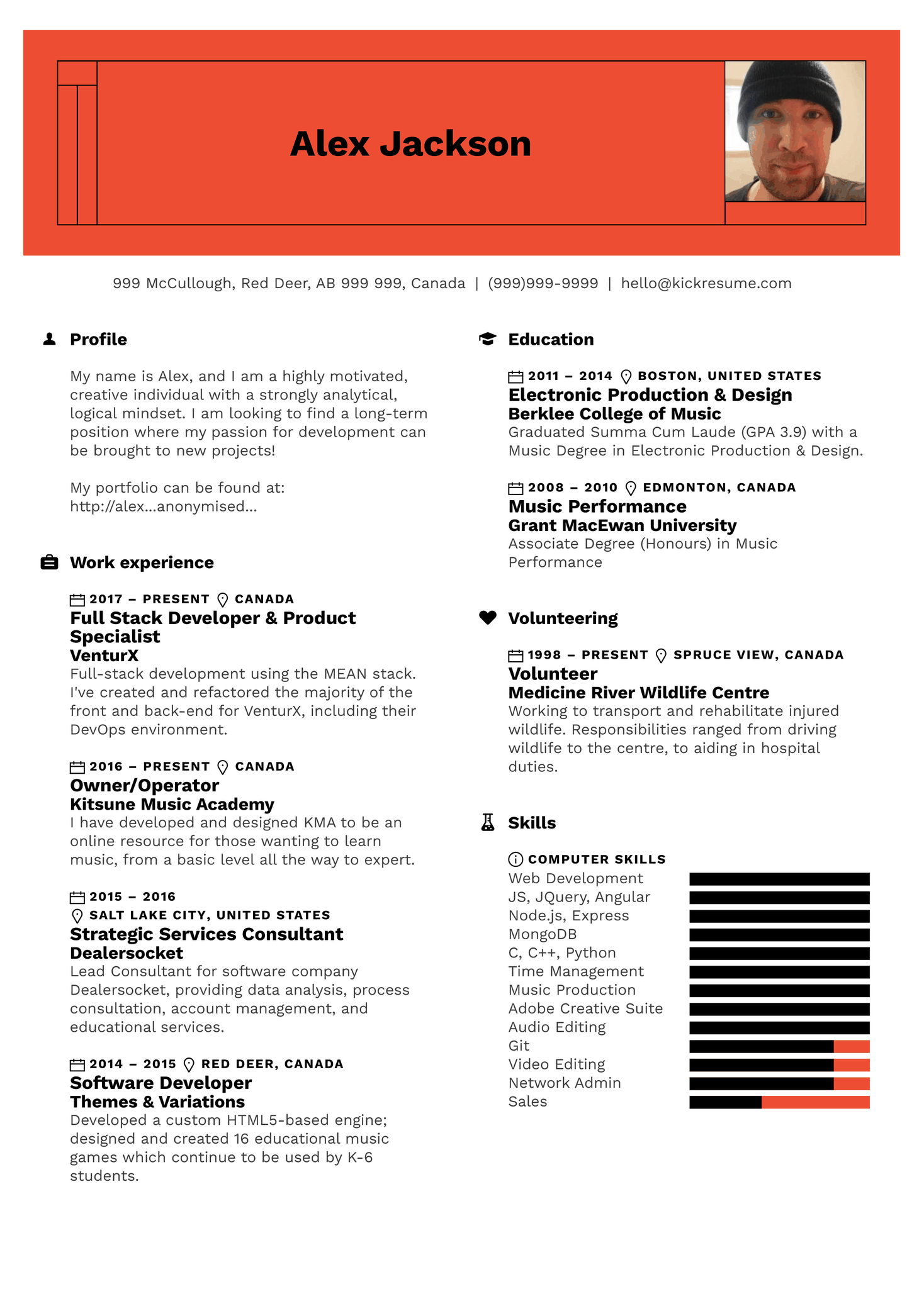 Product Specialist Resume Template