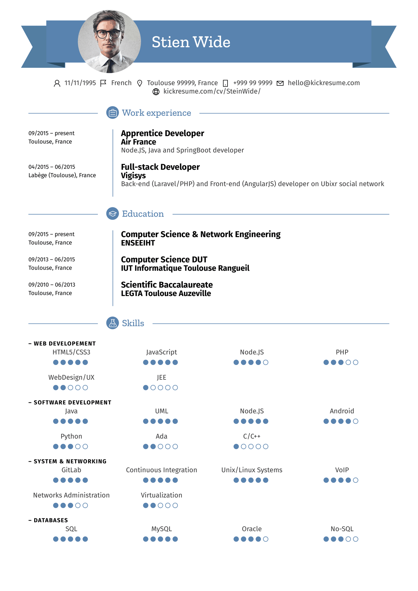 Air France Team Manager Resume Sample