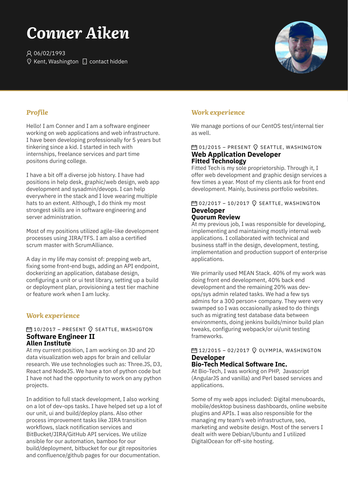 Software Engineer Resume Sample (Hired)