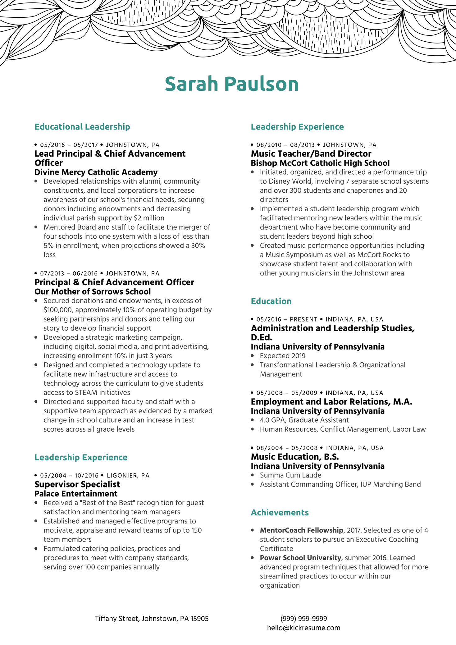 Administrative Manager Resume Sample