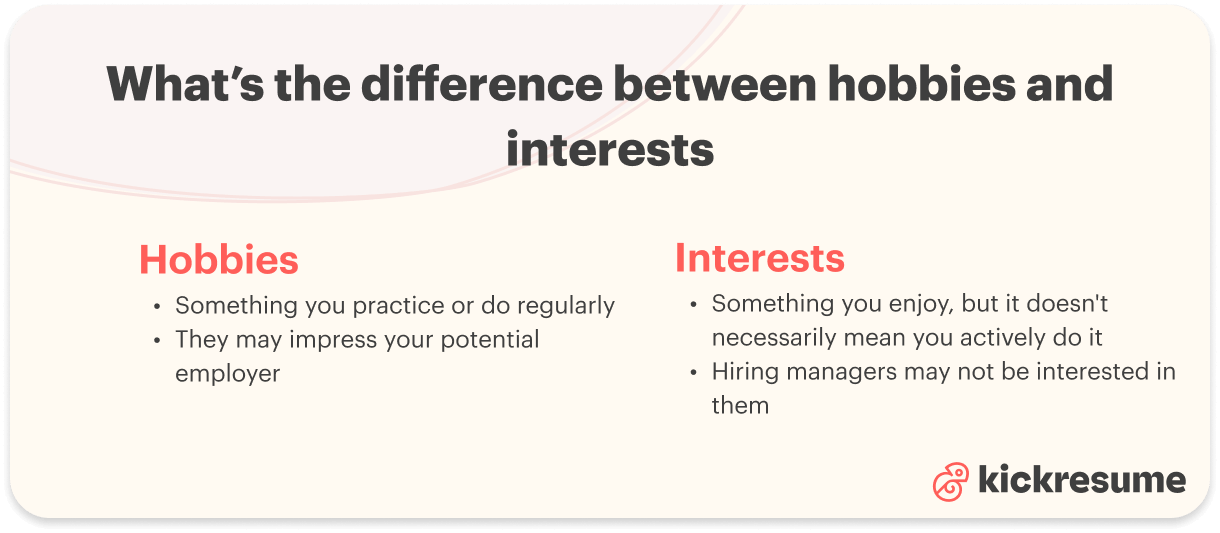 interests vs hobbies