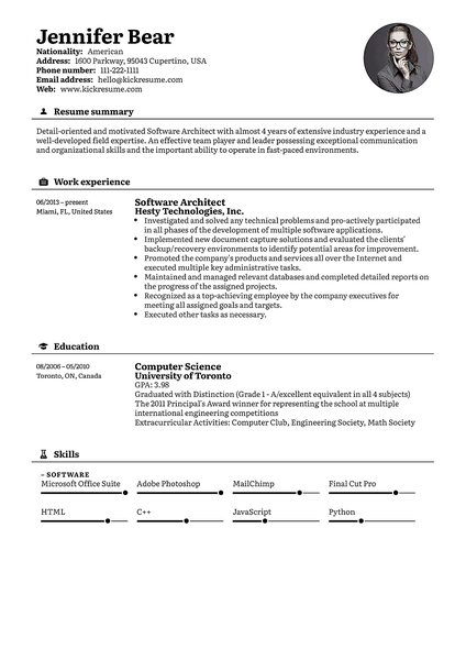 Preview of a simple cover letter template that you can use to create and download your cover letter as PDF