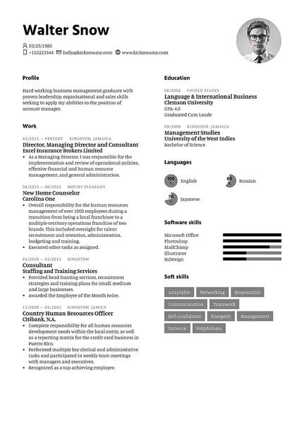 Cover-ladder cover letter template made by Kickresume cover letter builder