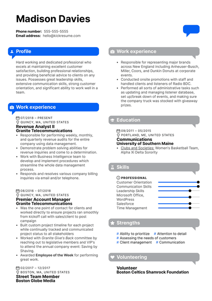 Informa	Client Relationship Manager Resume Example