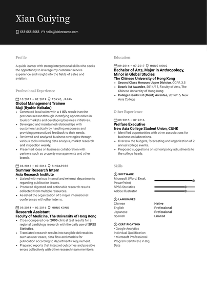 Nielsen Market Research Analyst Resume Example