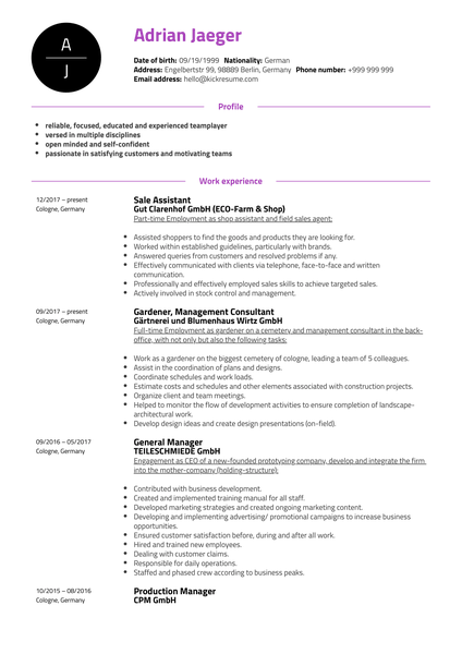 Customer Support Specialist Resume Example